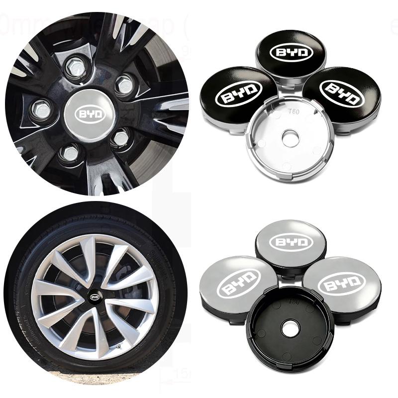 Metall Auto Radnabenkappe Felgenabdeckung Emblem Aufkleber für BYD Atto 3 Act 3 Tang F3 E6 Dmi Yuan Song plus ev f0 Dmi