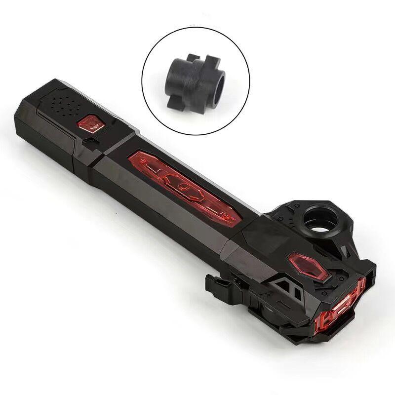 

Світловий меч Дитяча іграшка Лазерний меч Зірка 2 в 1 Світловий стрижень Флуоресцентний стрижень Волосся Світловий меч Дитяча іграшка Меч RGB Світло чорний