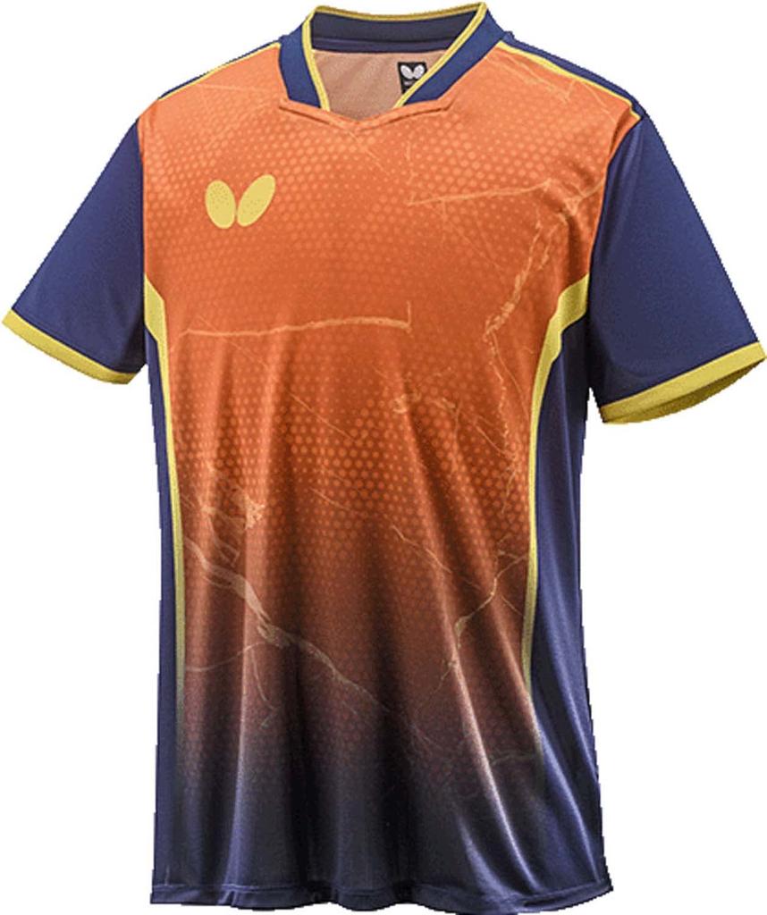 Butterfly Game Elistar Orange XO Shirt, 10, (051)