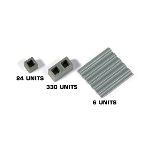 AK Interactive 1/35 Concrete Block Shed Construction Kit Plastic Model Kit AK35019 (Building)