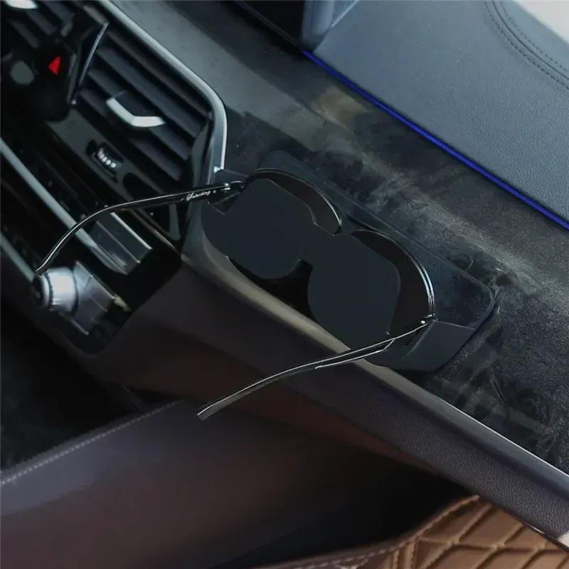 Non-destructive Tallation of Adhesive Car Glasses Case and Sunglasses Holder Car Dashboard Storage Card Car Accessories
