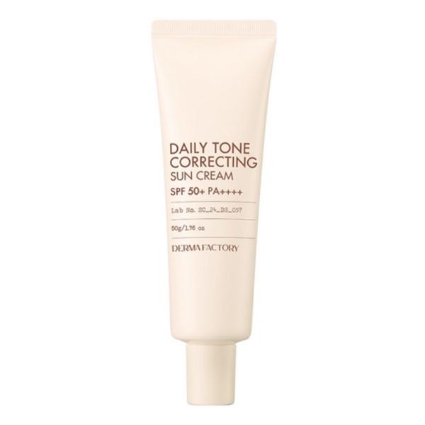 DERMA FACTORY Crème solaire correctrice de teint quotidienne SPF 50+ PA++++ 50 g