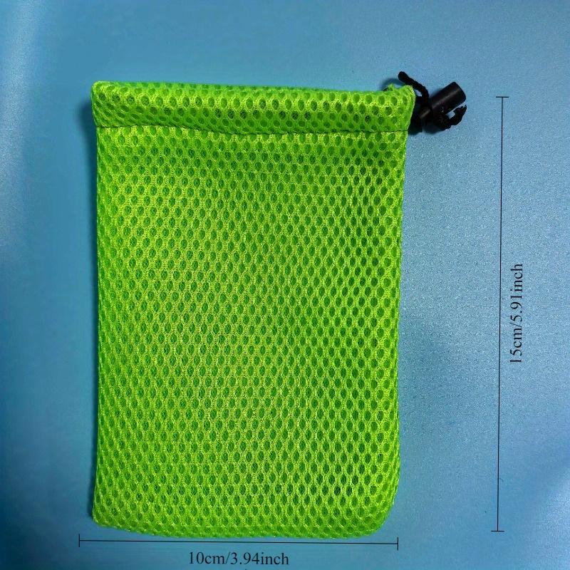 Nylon Mesh Pouch with Drawstring Closure - Durable, Lightweight Bag for Jewelry, Earphones, Accessory Storage, Jewelry Organizer