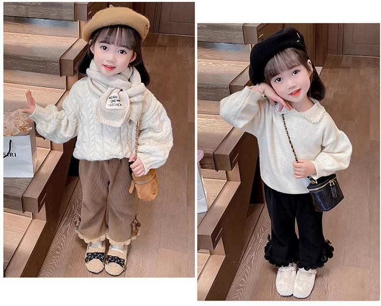 2024 Girls' Fashionable Elastic Leggings: Autumn/Winter Wear