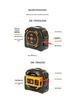 SNDWAY Laser Rangefinder: High-Precision 40m/60m Electronic Tape Measure and Ruler