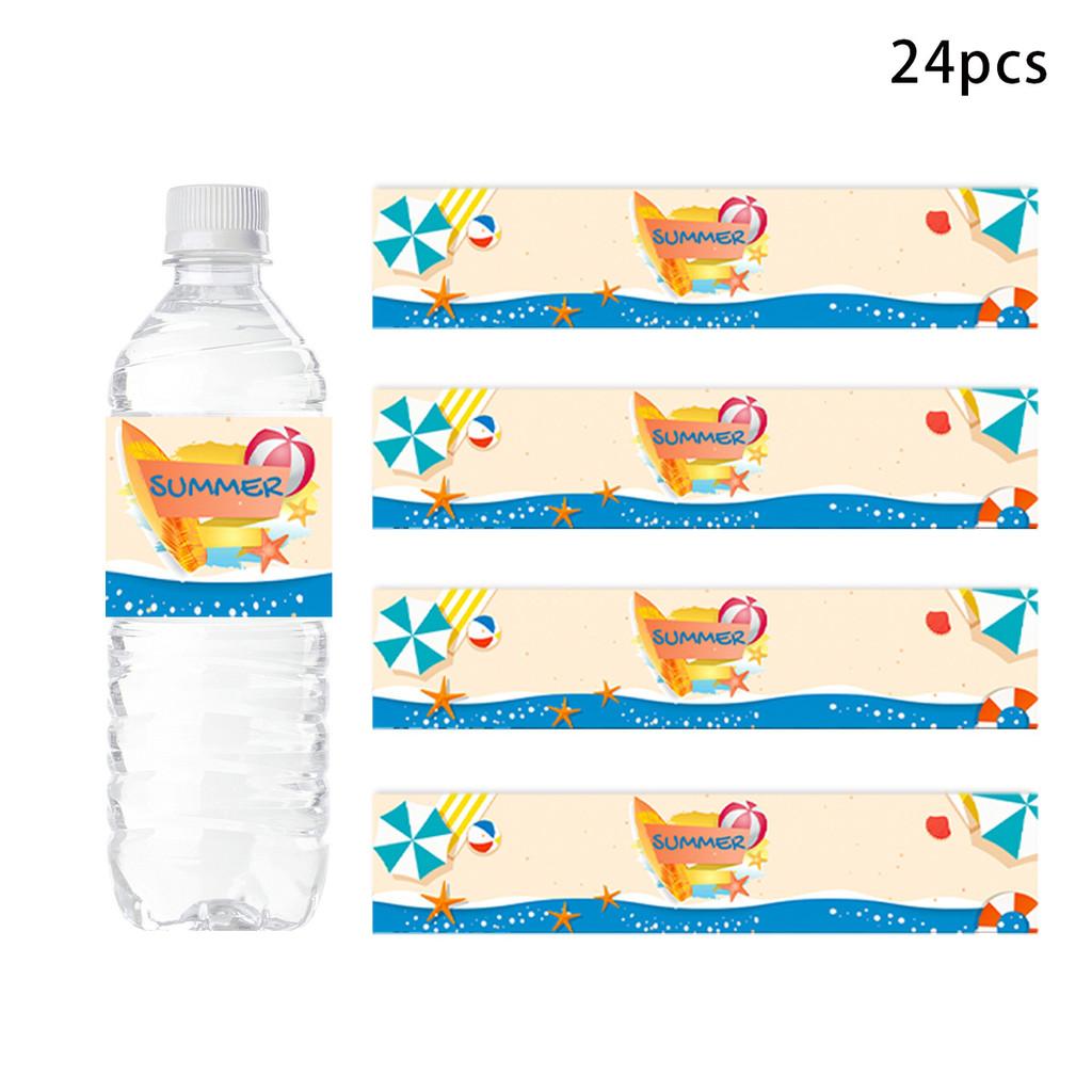 Style Bottle Beach Decals With Marine Sand Pattern For Summer Festival Events
