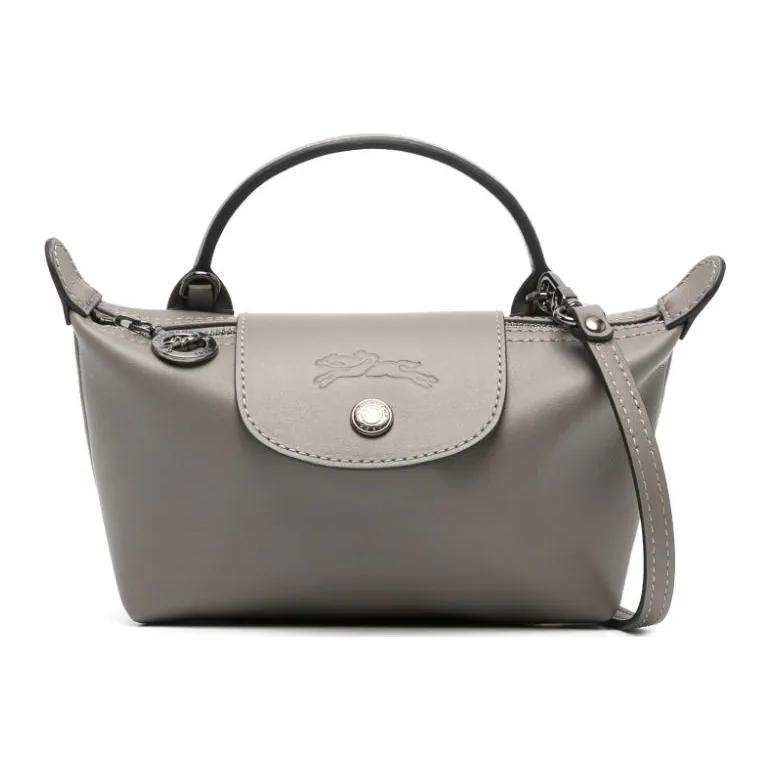 

Longchamp Le Pliage Xtra Logo Embossed Adjustable Detachable Shoulder Strap Snap Closure Leather Mini Shoulder Crossbody Bag Women Bags 34205987P55 Basic Set (Bag+Dust Bag)