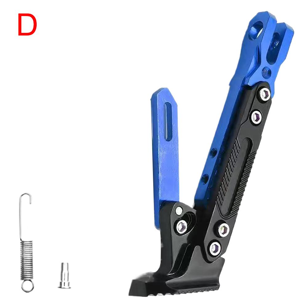 Adjustable Parking Tripod Foot Brace CNC Aluminum Alloy Construction For Motorcycle Off Road Vehicle And Bicycle Universal