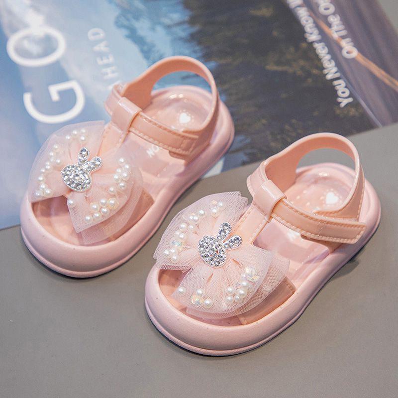 

Girls Lightweight Bow Fashion Outdoor Shoes - Comfortable, Versatile & Easy to Wear for Spring & Summer. 20 (fits 13.5 cm) розовый