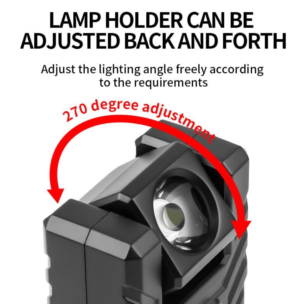 Waterproof Ear Clip Headlamp Ultra Light Rechargeable Headlamp Adjustable LED Headlight  Cycling