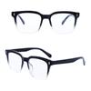 Print Transparent Black Frame Eyeglasses Korean Computer Eyewear Women Eyeglasses Fake Glasses