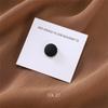 New 54color Matte Silk Scarf Hijab Magnet Brooch Strong Magnetic Buttons Round Shawl Dual-use Collar Clip Cufflinks