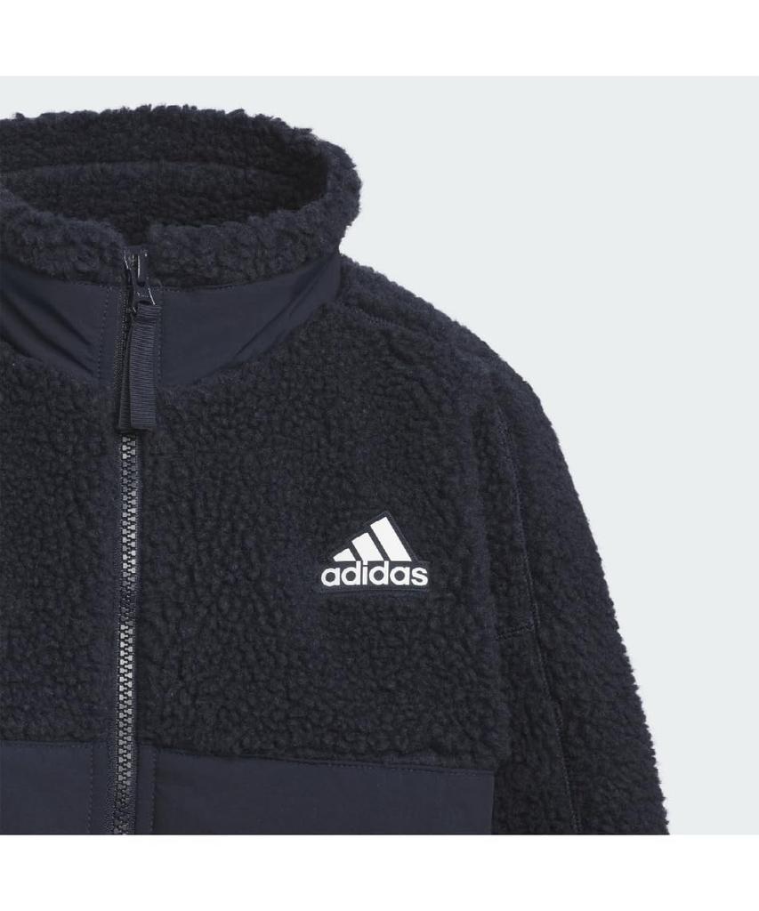 Adidas Warding Pack Boa Legend Ink Kids' Loose-Fit Full-Zip Jacket, KPX94, (JP4918)