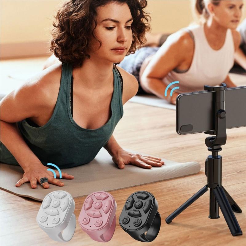 Remote Control for Page Turner Camera Video Recording Remote Scrolling Page Turner Clicking for Mobile Phone