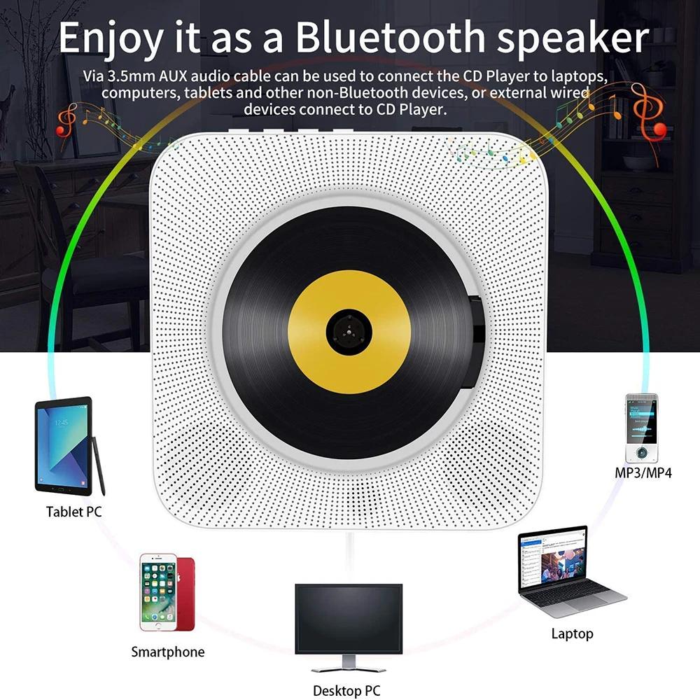 LED ekranlı Bluetooth CD Çalar (Şarj fonksiyonu olmadan)