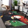 1pc Parrot Paradise Chair Mat: Anime Cartoon Design, Anti-Slip Carpet for Office and Home Decor - Perfect Gift for Any Season!A068