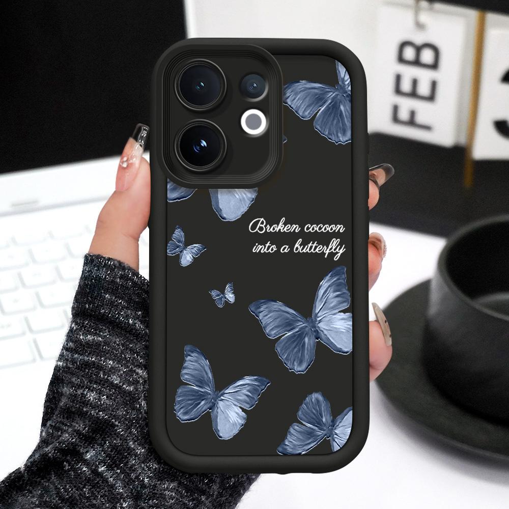 Flying Butterflies Phone Case For VIVO V60 V50 V40 Lite V30 V29 V29E V27 V27E V25 V25E V23 V23E Pro 4G 5G Staircase Soft Cover