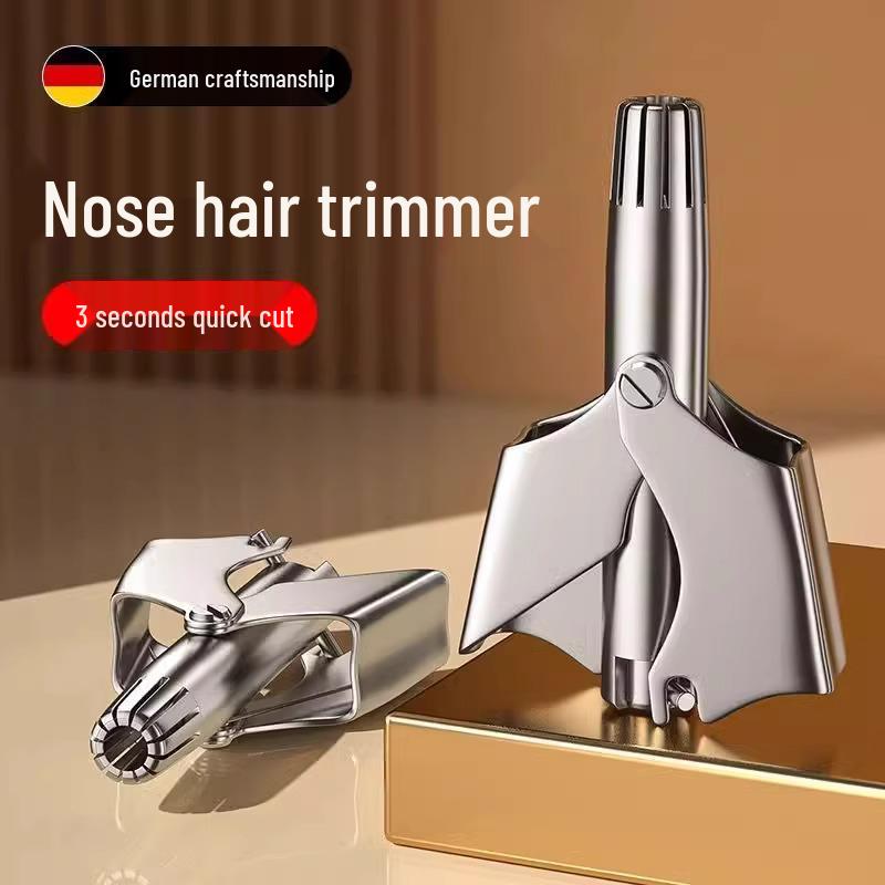 Men's Electric Nose Hair Trimmer and Cleaner
