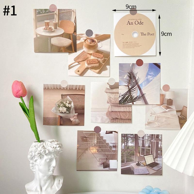 6/915/20pz Carte Ins Biglietto Messaggio Cartolina Decorazione Muro Camera da Letto Adesivi Murali Decorativi Decorazione Stanza Oggetti di Scena per Fotografia