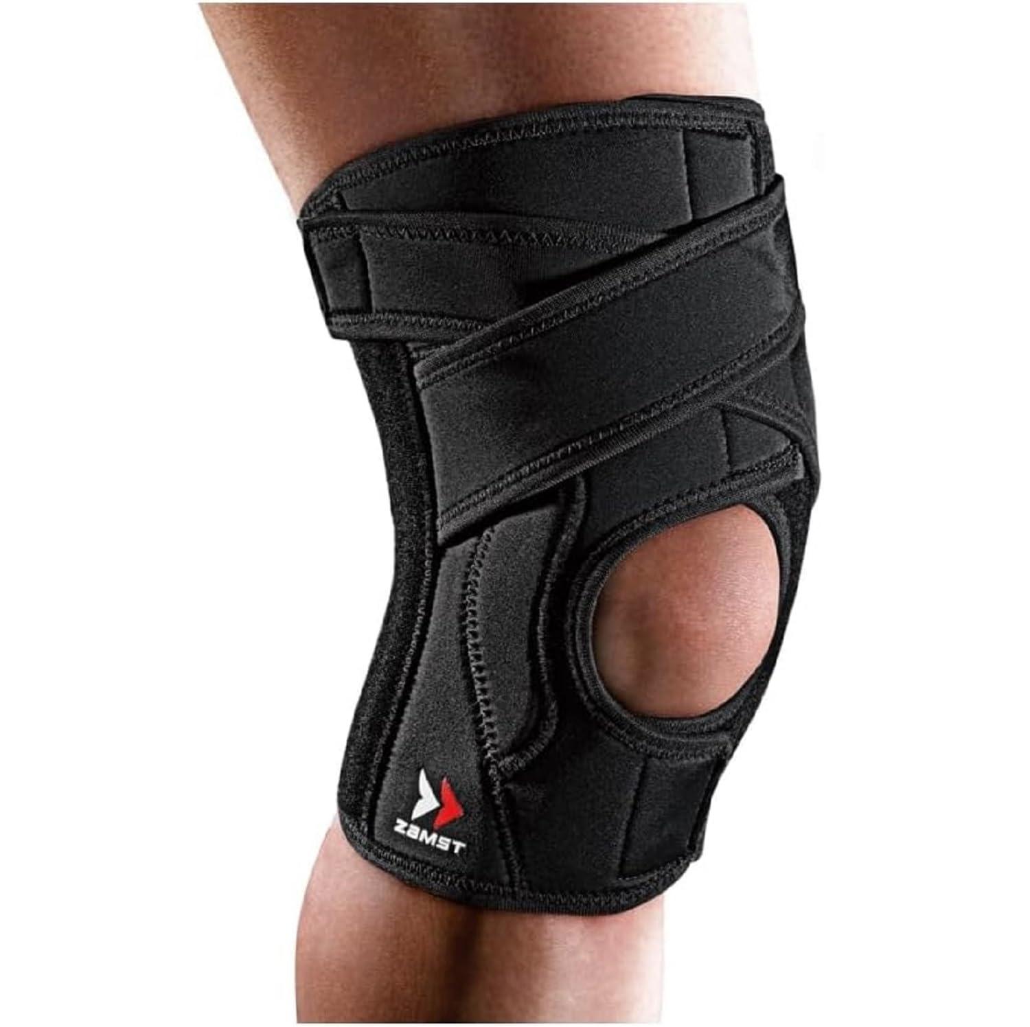 

ZAMST EK-5 Knee Support, Ambidextrous, for All Sports and Everyday Use, Size 3L, 372005, Black