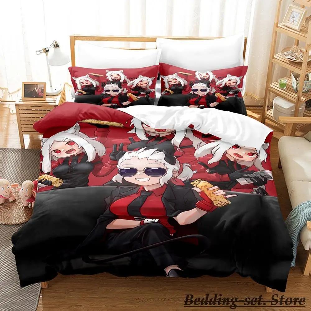 Helltaker Anime Bedding Set Single Twin Full Queen King Size Duvet Cover for Adult Kid Bedroom