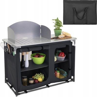 TOURISTENKÜCHENSCHRANK faltbarer Gartentisch Tasche CAMPINGTISCH