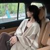 Women's High-End Wool Knitted Cape Shawl Cardigan - Spring/Autumn 2025 Fashion