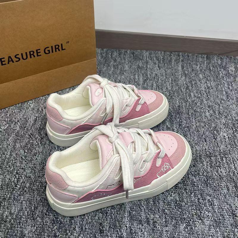 Niche Casual Board Shoes Women's New Summer Versatile Niche Shoes Platform White Shoes Bread