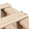 Solid Wood Bed without Mattress 120 x 200 cm Pine Wood