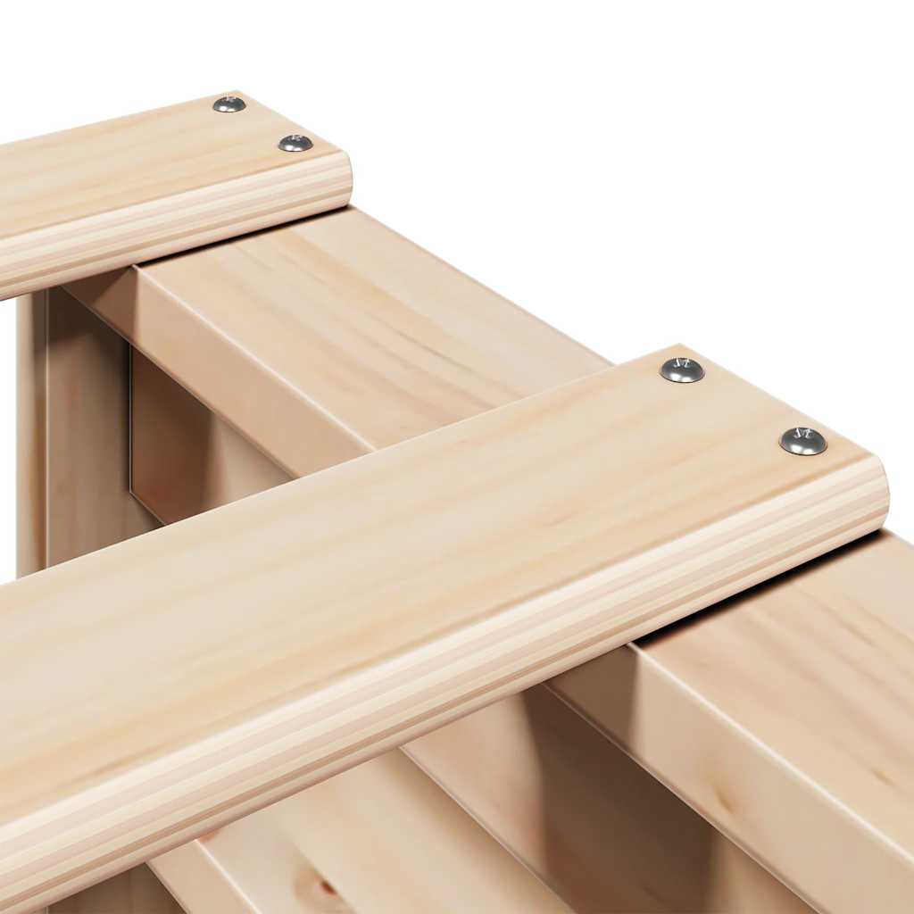 Solid Wood Bed without Mattress 120 x 200 cm Pine Wood