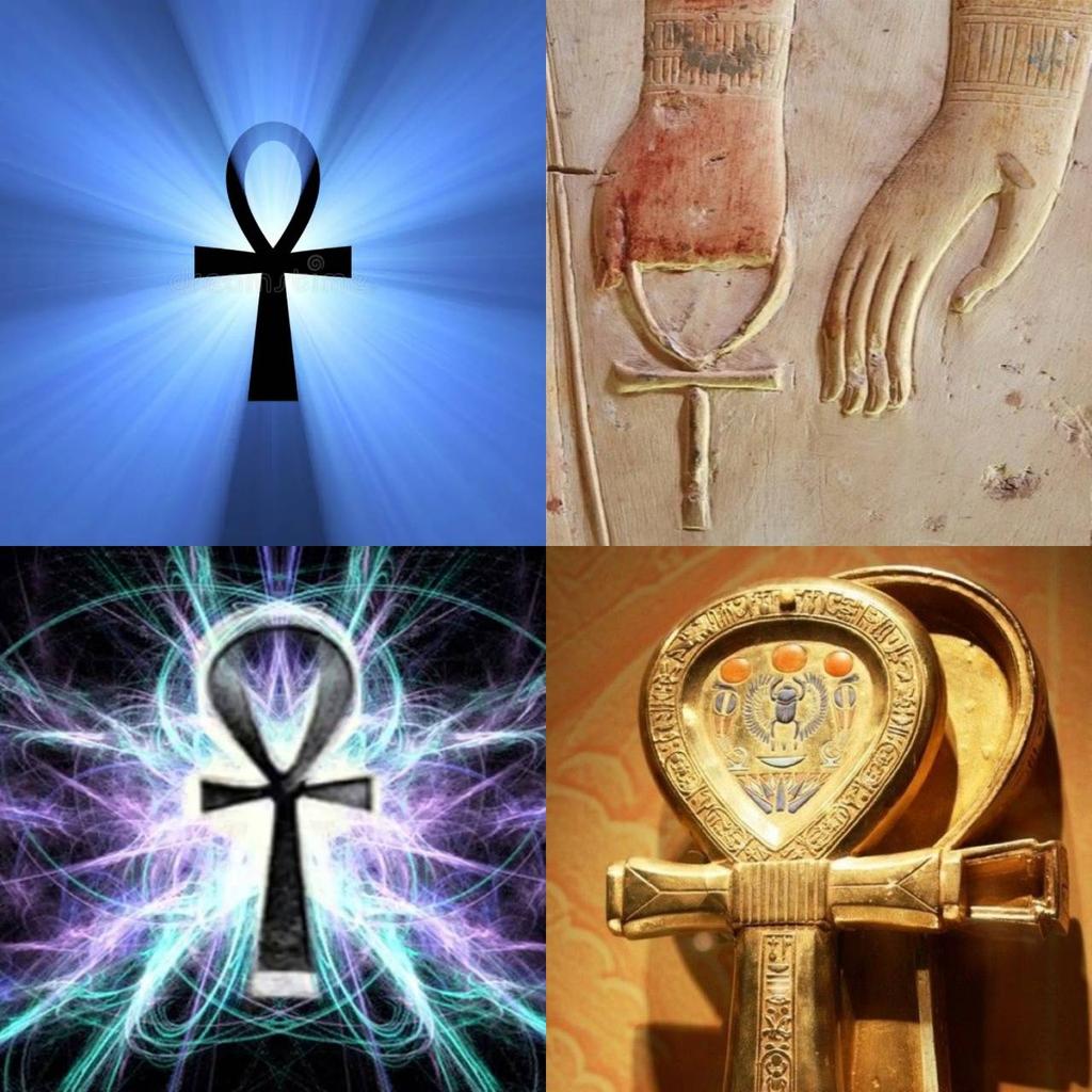 Retro Vintage Necklace Pendant Amulet Talisman Big Ankh Cross Men Women Stainless Steel Egypt Egyptian Key Life Jewelry Gift Hip Hop Rock Goth Gothic