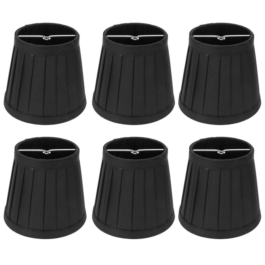 6PCS Modern Cloth Lampshade Chandelier Lamp Shades for E14 Wall Lamp Room Decor