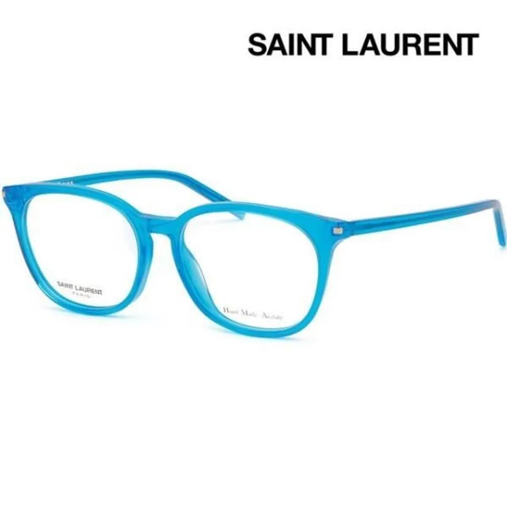 

[Yves Saint Laurent] Eyeglass Frames SL38 VL3 Translucent Horn-rimmed Blue