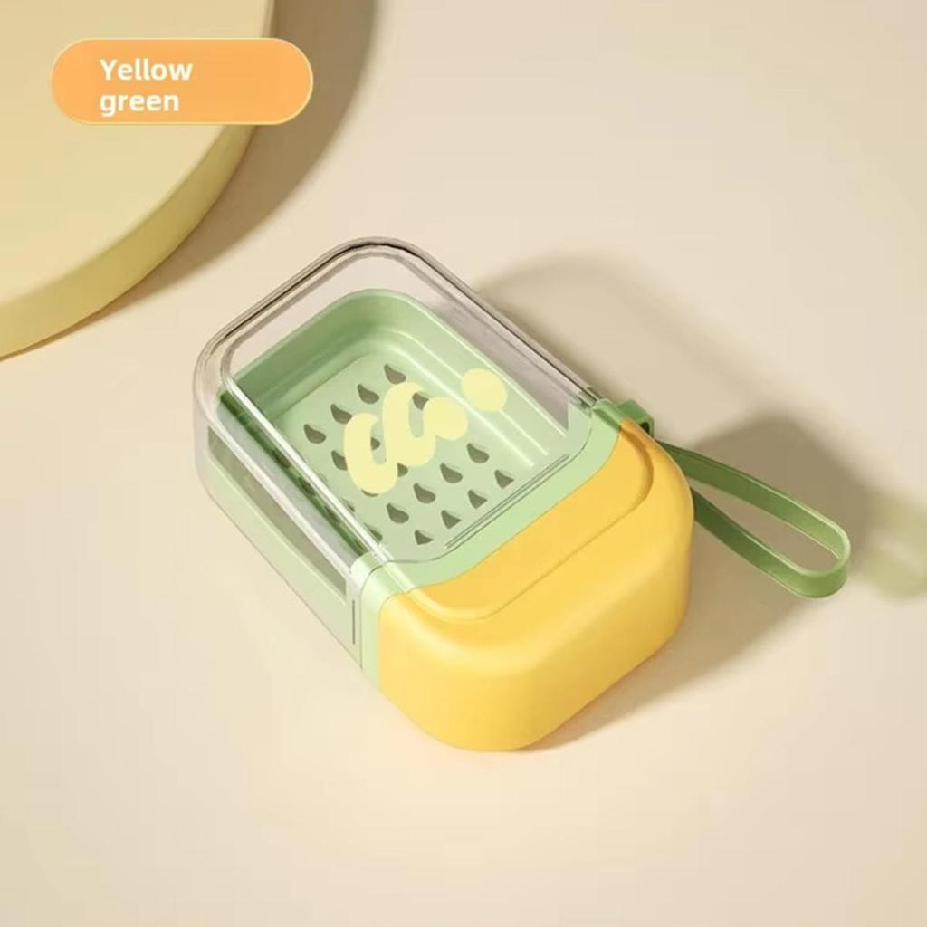 Soap Holder Travel Case Portable Soap Box Draining Dish With Lanyard  Compact Tray For Shower Outdoor Camping