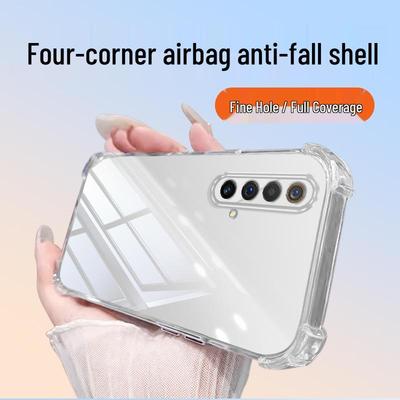 RealMe X50/X50pro/X3 Transparent TPU Case - Anti-Drop Airbag Corners, High-End Stylish Design