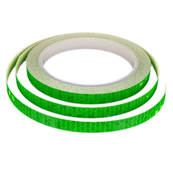 

Светоотражающая лента, безопасная самоклеящаяся наклейка с полосками, наклейка для велосипеда, мотоцикла зелёный