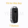For Kia  Sportage  Niro Hybrid  Sorento Mq4  Ev6 Gt-Line K8 V6 7 Button Smart Remote Key Tpu Car Key Case Cover
