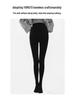 2025 New Plus Size Fleece Lined Maternity Tights - Comfortable Abdomen Support for Autumn/Winter