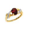 Anello unico in argento sterling 925 con design a vite, vera gemma, granato naturale ovale, gioielleria raffinata per regalo di compleanno o matrimonio da donna