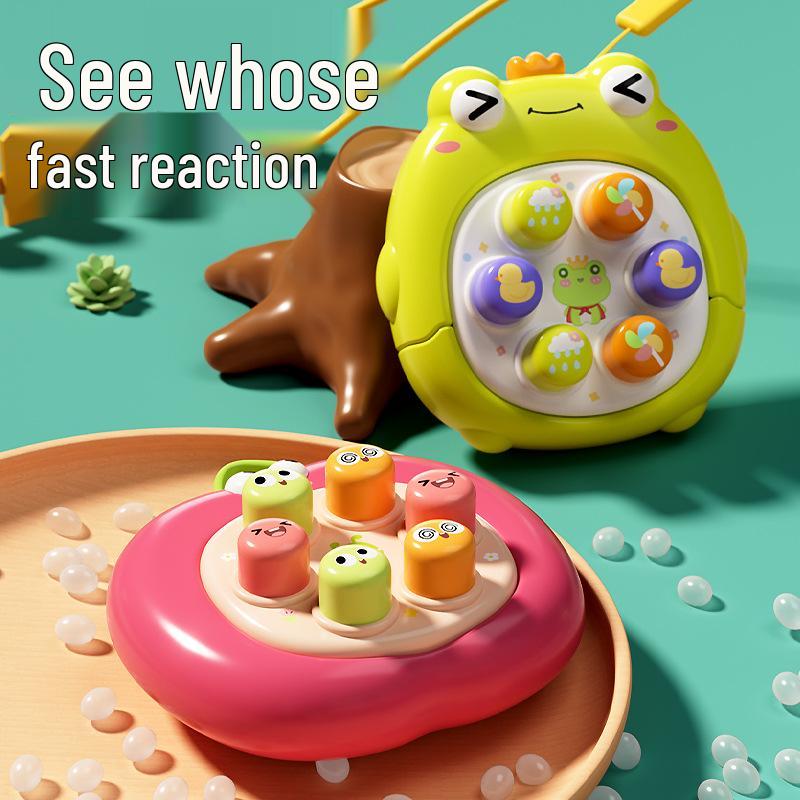 Whack-a-Mole Finger Press Toy: Interactive Early Education for Toddlers