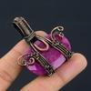 Ruby Pendant Gemstone Jewelry, 999 Copper Wire Wrapped Handmade Pendant, Latest Design Jewelry