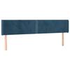 VidaXL LED Headboard Bedroom Furniture Double Bed Accessory Head of Bed Frame Interior Dark Blue 3123154