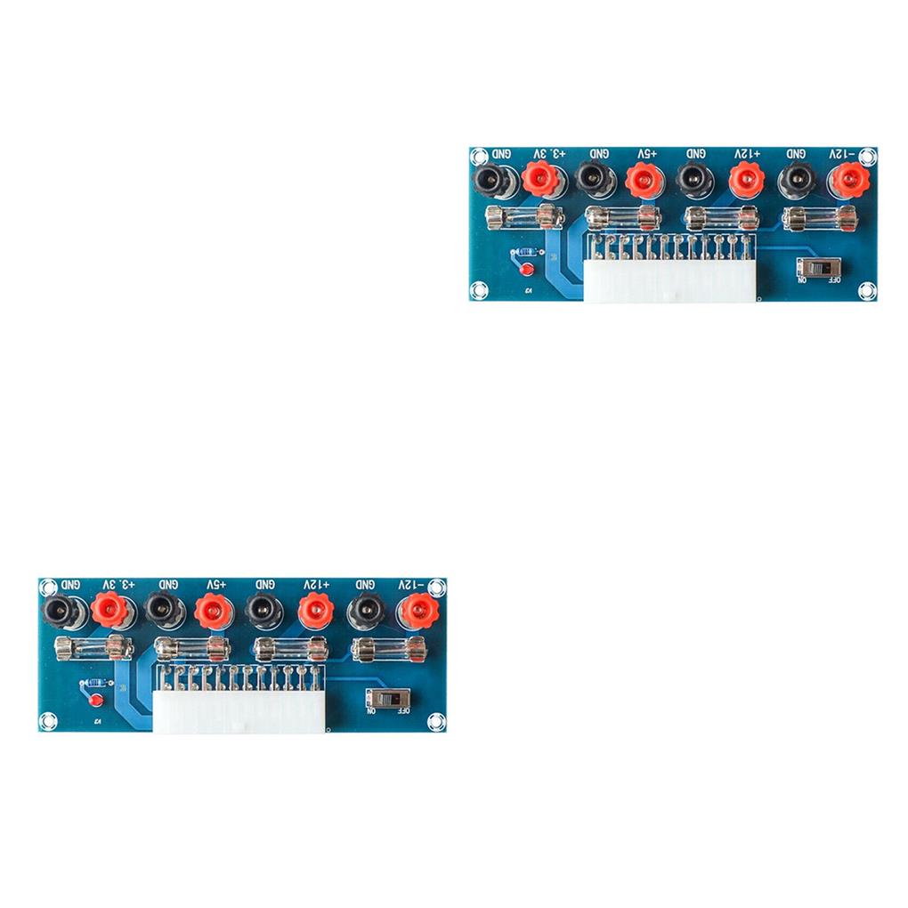XH-M229 Desktop PC Power Board ATX Benchtop Supply Transfer Board 24 Pin Power Supply Test Module