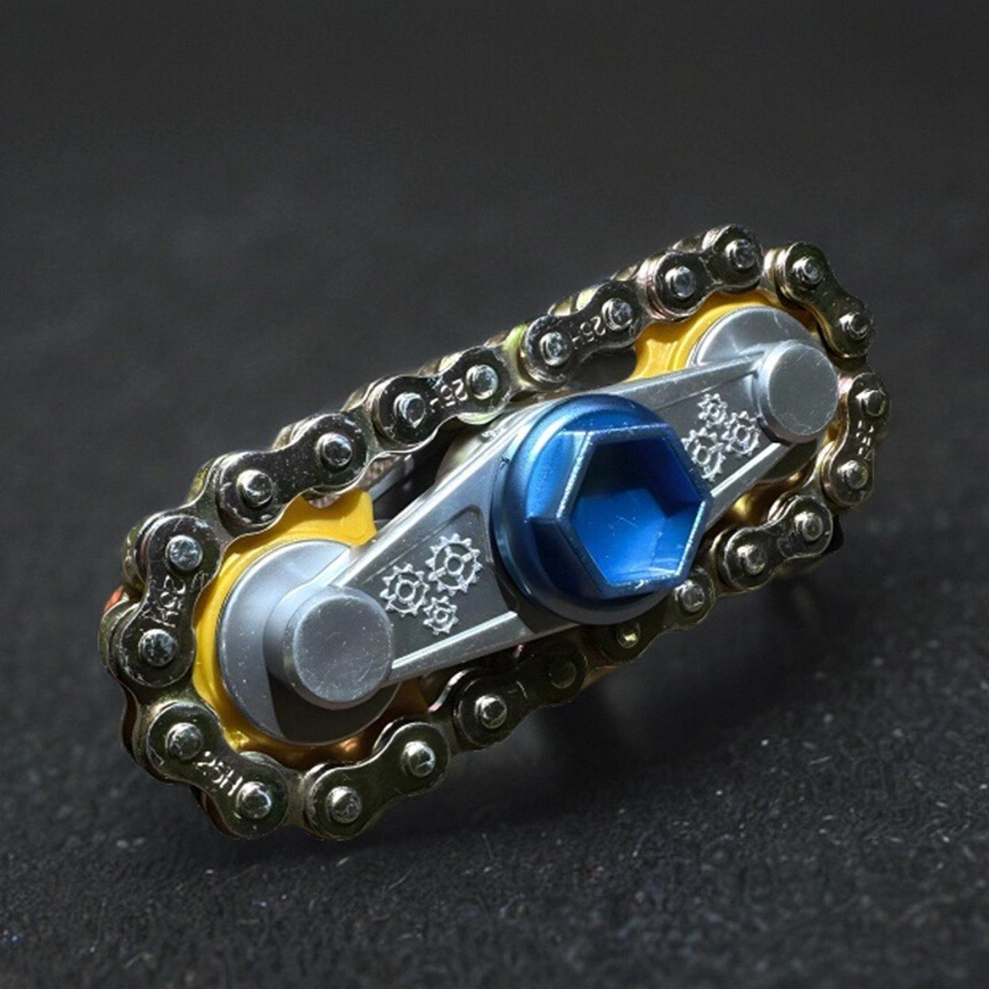 

Hand Mini Fidget Spinner Roller Sprockets Fingertip Flywheel Edc Metal Relieve Stress Relief Toy Anti Anxiety Office Desk Toys