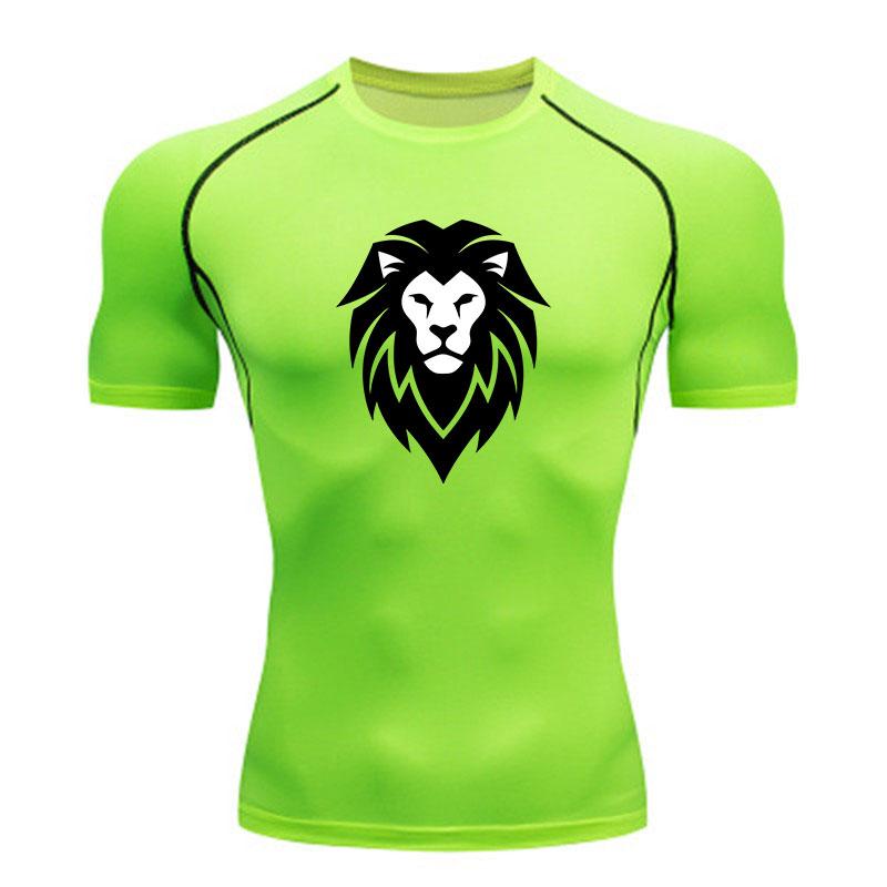 Men's Compression Fitness Sports T-Shirt, Breathable Quick D