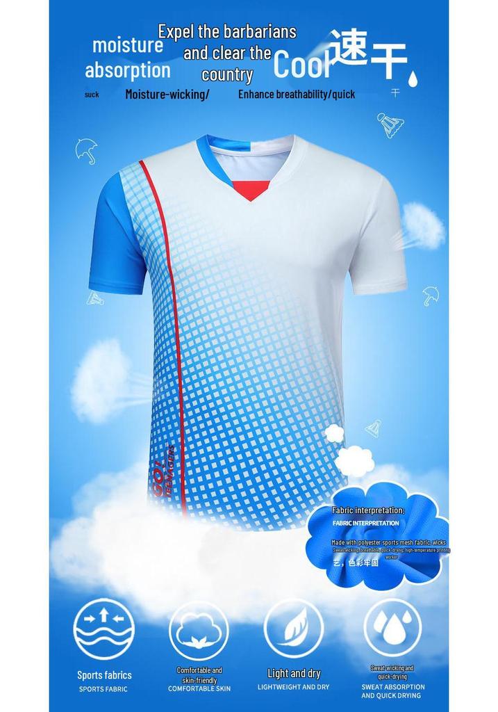 Quick-Dry Badminton & Table Tennis Uniforms for Men, Women & Kids