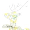 LED Reindeer 5 Pcs. 40 LEDs Multicolor 42 X 15 X 64 Cm PET