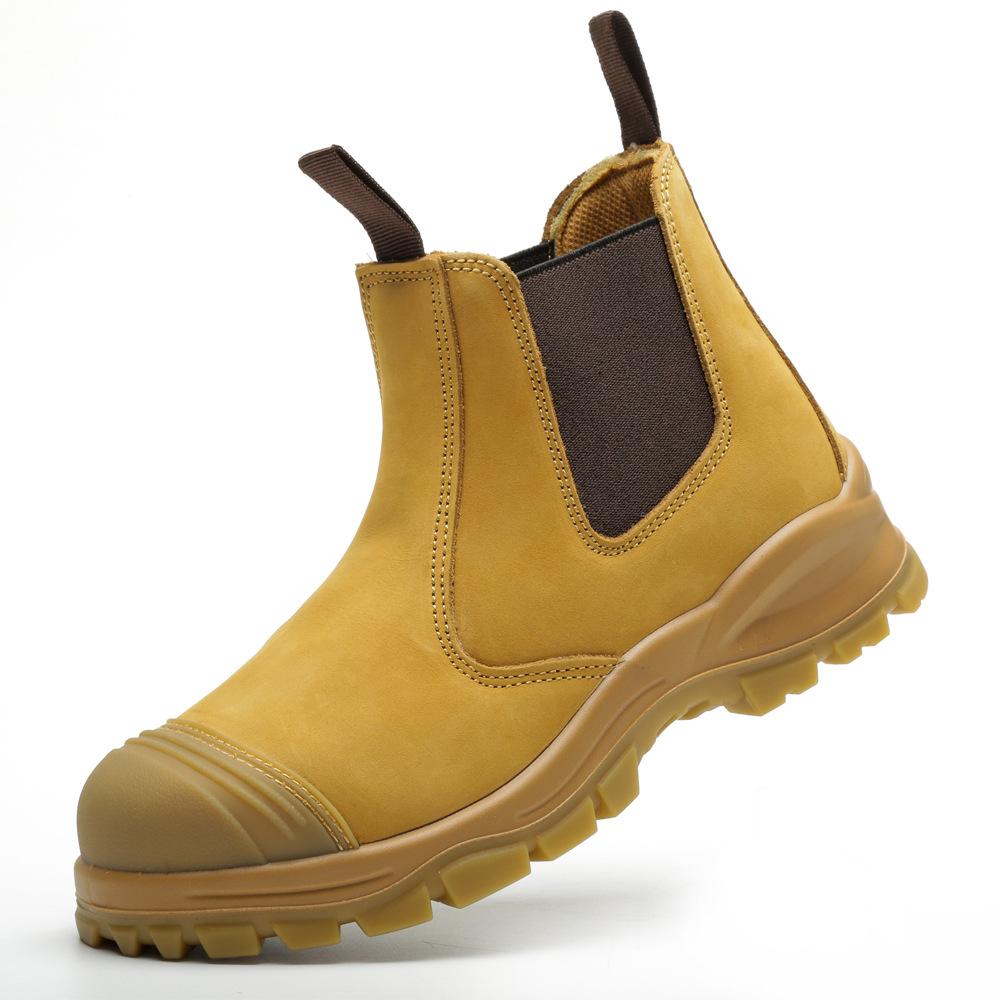 

Средняя помощь противоударные, противопрокольные и износостойкие туфли первого слоя Niuba с одной педалью Chelsea Labor Insurance 48