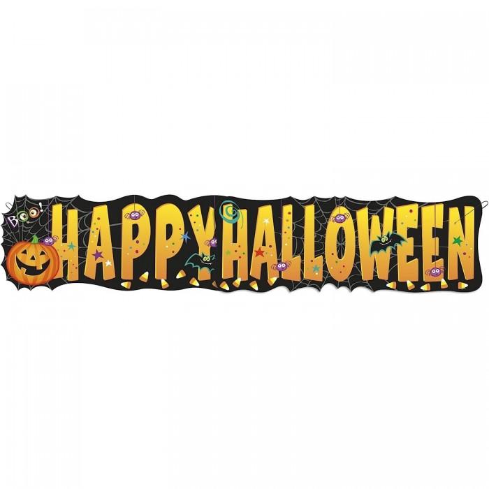 Unique Party Pals Pumpkin Halloween Banner