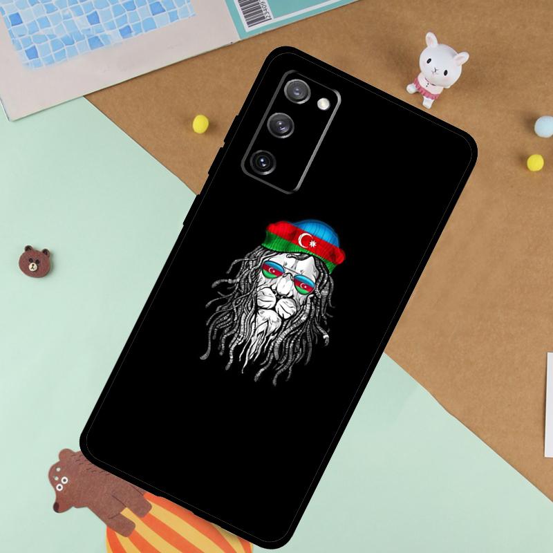 Azerbaijan Flag Soft Case For Samsung Galaxy S25 Ultra S9 S10 S20 FE S21 S22 S23 Plus S24 Ultra Funda Cover